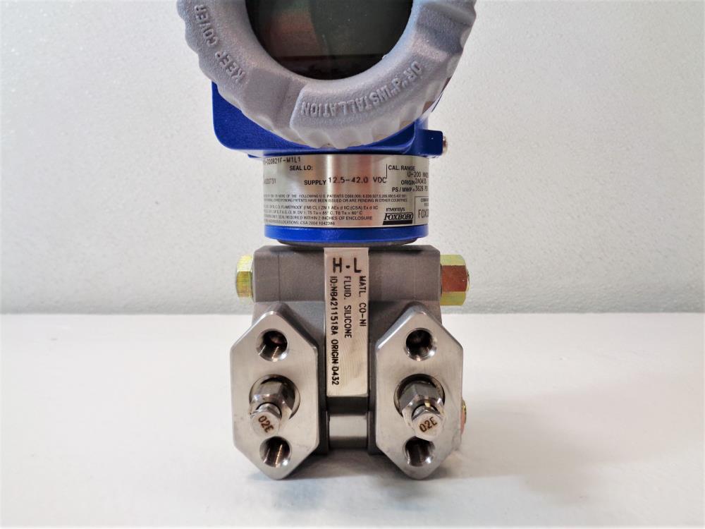 Foxboro 0 - 200 IN H2O Pressure Transmitter IDP10-D20B21F-M1L1